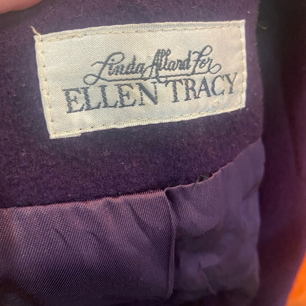 Linda Allard for Ellen Tracy Vintage Wool Coat - Picture 3 of 12